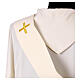 Dalmatic with Brocade Gold Trim and Black Gold Cross Embroidery s10