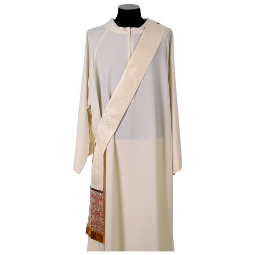 Damask Dalmatic with Brocade Inlays and Gallon 7