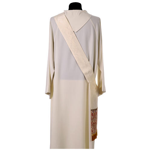 Damask Dalmatic with Brocade Inlays and Gallon 10