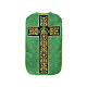 Roman chasuble with IHS cross and floral details s9