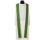 Green chasuble with official Jubilee 2025 logo and ivory trim s5