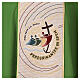Green Chasuble with Official Jubilee 2025 Ivory Galloon s2