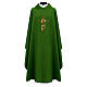 Chasuble croix branches tressées broderie s1