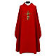 Chasuble croix branches tressées broderie s3