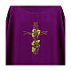 Chasuble croix branches tressées broderie s6