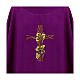 Chasuble with Cross Interwoven Branches Embroidery s6