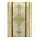 Chasuble with golden stripes and gold cross embroidery s6