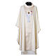 Casulla oro Jesús resucitado franja dorada bordada s1