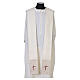 Chasuble or Jésus ressuscité bande centrale dorée broderie s10