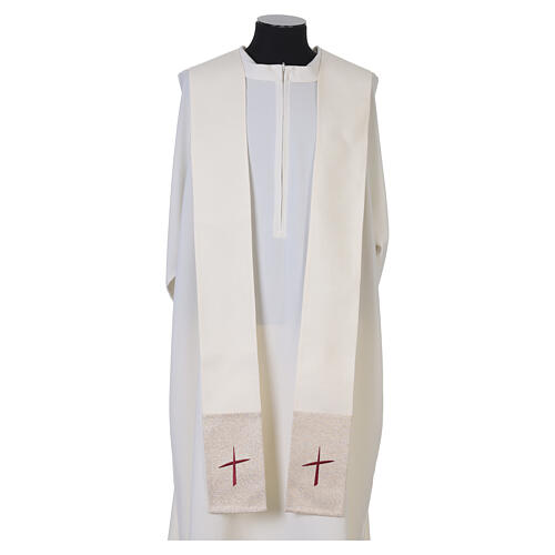 Gold Chasuble with Risen Jesus Embroidered Golden Stolon 10