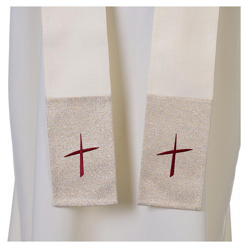 Gold Chasuble with Risen Jesus Embroidered Golden Stolon 11