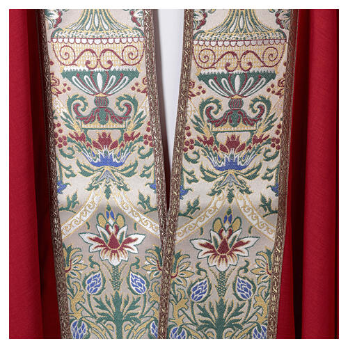 Cope with orphrey of coloured floral trim 8