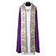 Cope with orphrey of coloured floral trim s7