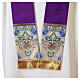 Cope with orphrey of coloured floral trim s15