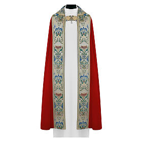 Cope with Colorful Floral Trim