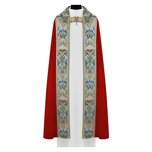 Cope with Colorful Floral Trim 1