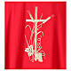 Casula ricamo oro PAX ed eucarestia s6
