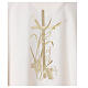 Casula ricamo oro PAX ed eucarestia s8