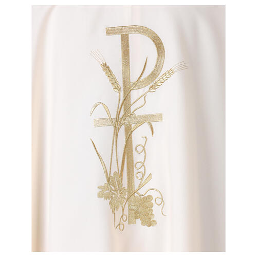 Chasuble with Gold Embroidery PAX and Eucharist 7