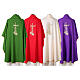 Chasuble with Gold Embroidery PAX and Eucharist s11
