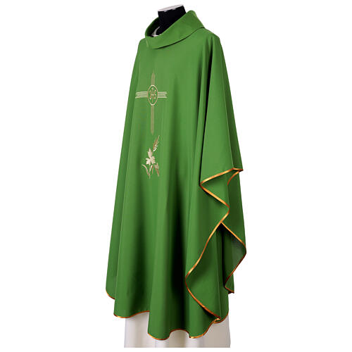 Chasuble IHS croix raisin et blé 3