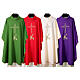Chasuble IHS croix raisin et blé s1