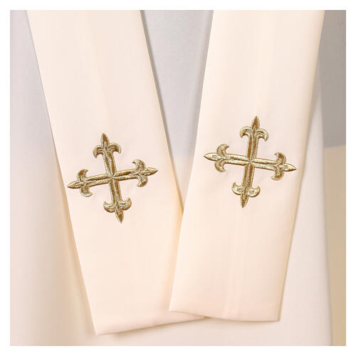 Chasuble IHS Cross with Grapes and Wheat 9