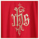 Chasuble with gold embroidery, IHS and cross s3