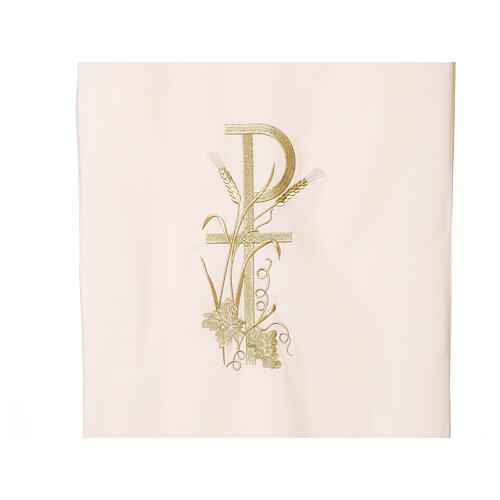 Pulpit cover gold embroidery PAX grape and wheat 4