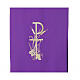 Pulpit cover gold embroidery PAX grape and wheat s5