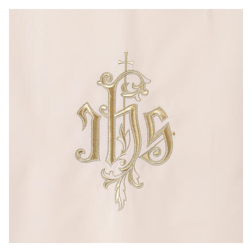Pulpit Cover Machine Embroidered IHS Gold 4