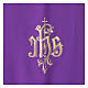 Pulpit Cover Machine Embroidered IHS Gold s5
