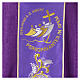 Chasuble of Jubilee 2025, wool with embroidered logo, front and back s9