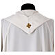 Chasuble of Jubilee 2025, wool with embroidered logo, front and back s18