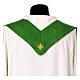 Chasuble of Jubilee 2025, wool with embroidered logo, front and back s19