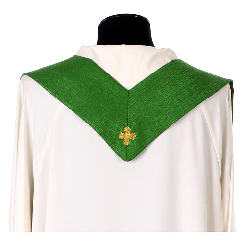 Chasuble Jubilé 2025 en laine logo brodé recto verso 13