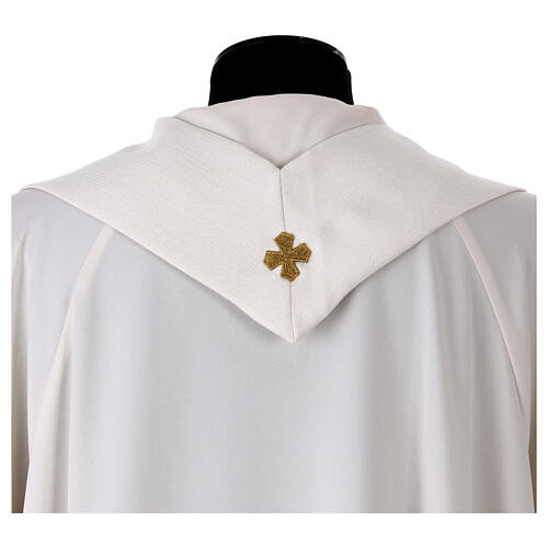 Chasuble Jubilé 2025 en laine logo brodé recto verso 18