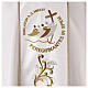 Chasuble Jubilé 2025 en laine logo brodé recto verso s7