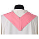 Casula IHS rosa ricamo macchina color oro s7