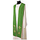 Embroidered stole with cross and fish s10