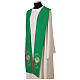 Priest stole with chalice and JHS letters embroidery s4