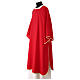 Simple deacon dalmatic and stole with gold edges in polyester s4