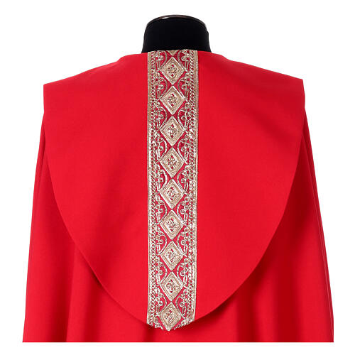 Clergy Cope with Applied Fabric Trims 100% Polyester 5
