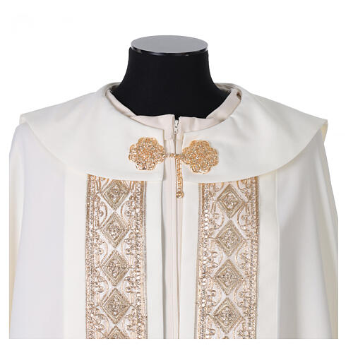Clergy Cope with Applied Fabric Trims 100% Polyester 8