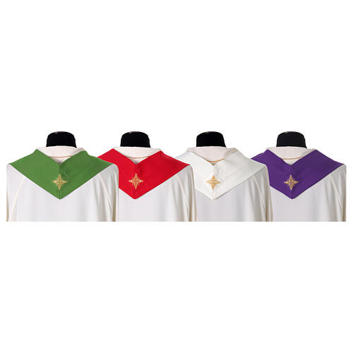 Clergy Cope with Applied Fabric Trims 100% Polyester 14