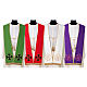 Stole with crosses and appliques in 100% polyester s1