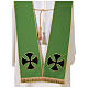 Stole with crosses and appliques in 100% polyester s2