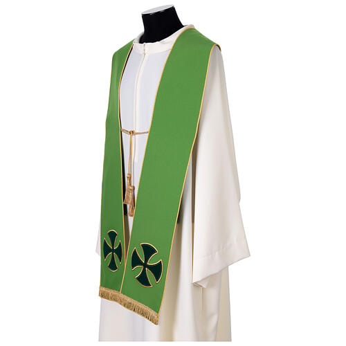Estola cruces y aplicaciones 100% poliéster 3