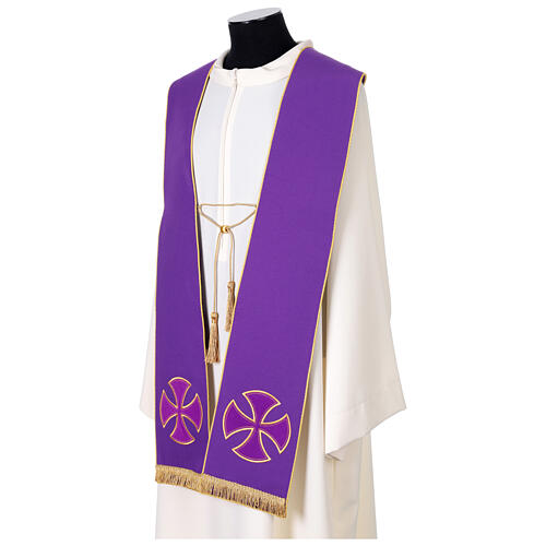 Estola cruces y aplicaciones 100% poliéster 9
