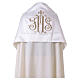 Voile huméral JHS finition dorée couleur ivoire 100% polyester s1